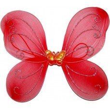 Крылья бабочки красные